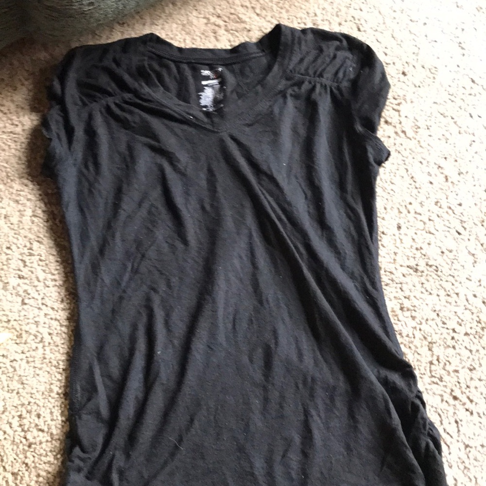 Basic black athletic shirt